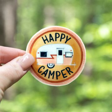 Happy Camper Decal Sticker